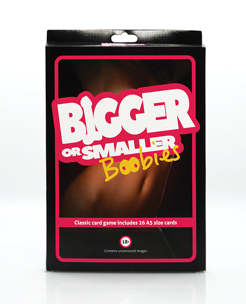 Play Wiv Me Bigger or Smaller Boobs Card Game by Creative Conceptions