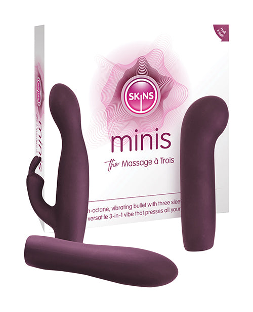 Skins Minis Massage A Trois - Magenta by Creative Conceptions