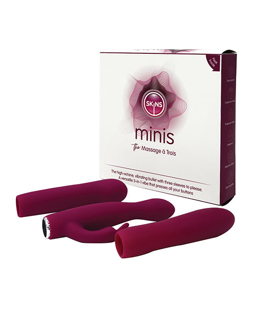 Skins Minis Massage A Trois - Magenta by Creative Conceptions
