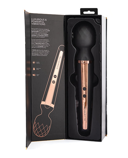 Coquette The Queen Wand - Black/Rose Gold