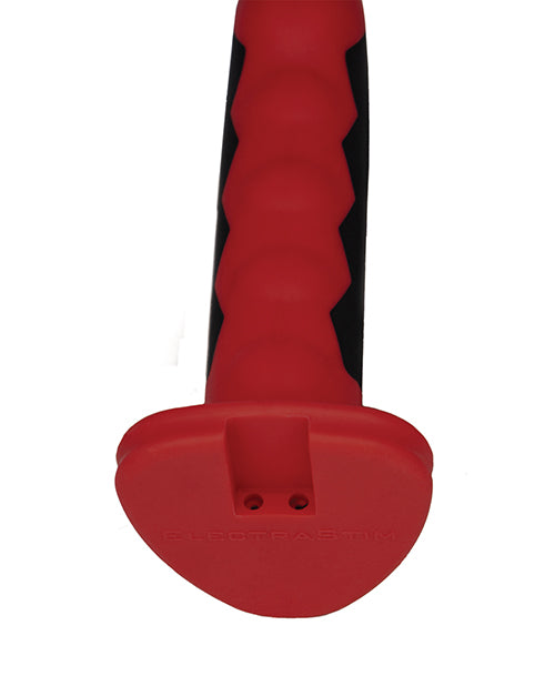 ElectraStim Silicone Fusion Komodo Dildo - Red/Black by Cyrex Ltd.