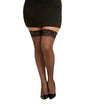 Thigh High Fish Net with Back Seam - QN