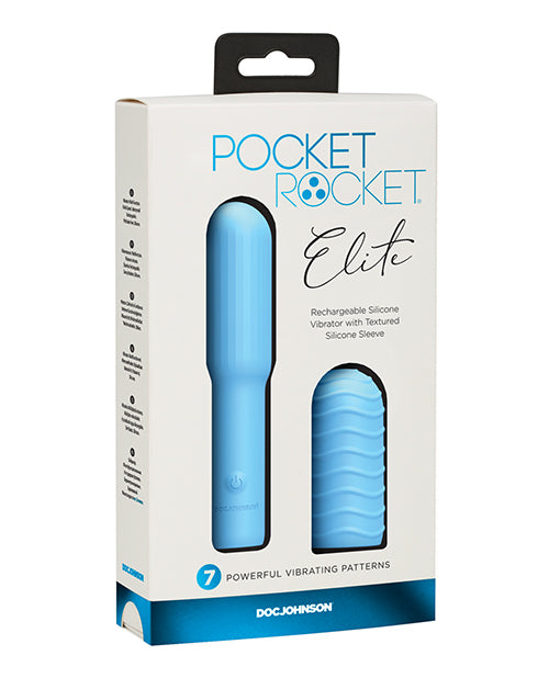 Pocket Rocket Elite Rechargeable W/removable Sleeve by Doc Johnson