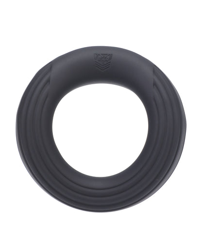 Fort Troff Rev Cock Throbber Vibrating Cock Ring - Large, Black by Doc Johnson