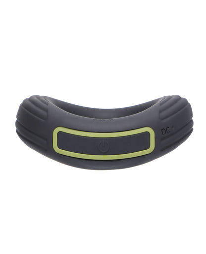 Fort Troff Rev Cock Throbber Vibrating Cock Ring - Large, Black by Doc Johnson