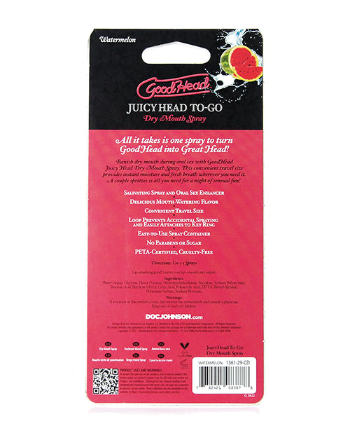 Goodhead Juicy Head Dry Mouth Spray To Go - .30 Oz