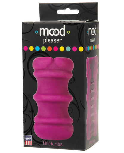 Mood Ultraskyn Thick Ribbed Stroker - Purple