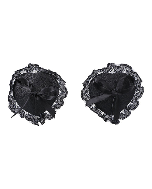 In A Bag Lace Nipple Pasties - Black