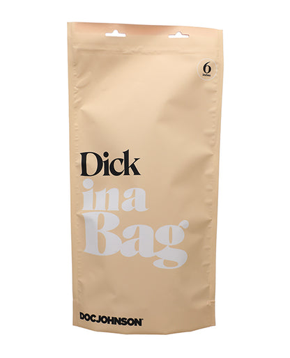 In A Bag 6" Dick - Clear by Doc Johnson