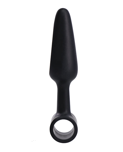 In A Bag 4" Vibrating Butt Plug - Black