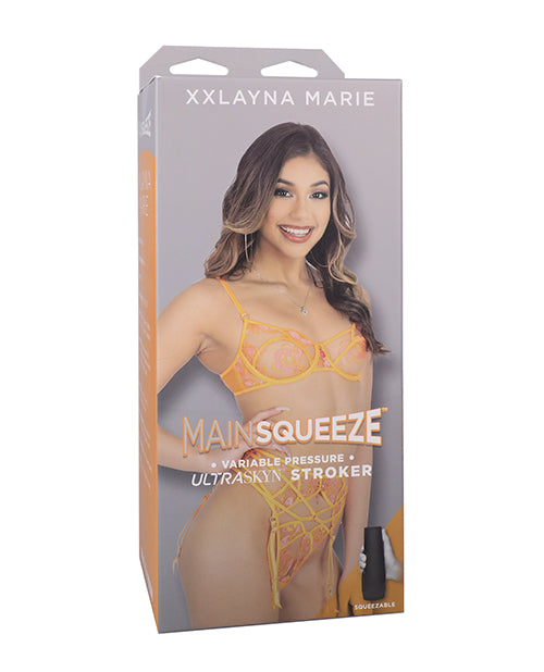 Main Squeeze ULTRASKYN Pussy Stroker - Xxlayna Marie, Caramel by Doc Johnson