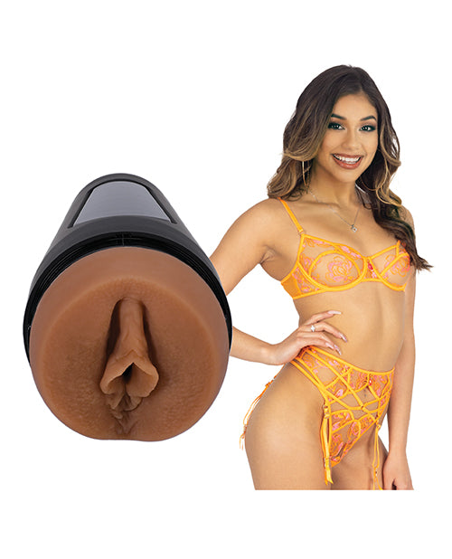 Main Squeeze ULTRASKYN Pussy Stroker - Xxlayna Marie, Caramel by Doc Johnson