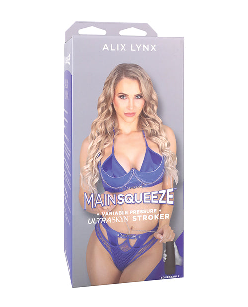 Main Squeeze ULTRASKYN Pussy Stroker - Alix Lynx, Vanilla by Doc Johnson