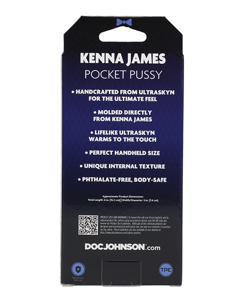 Signature Strokers ULTRASKYN Pocket Pussy - Kenna James, Vanilla by Doc Johnson