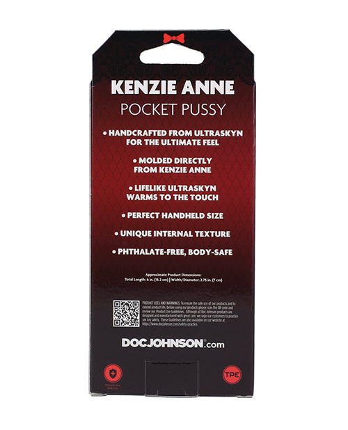 Signature Strokers ULTRASKYN Pocket Pussy - Kenzie Anne, Vanilla by Doc Johnson