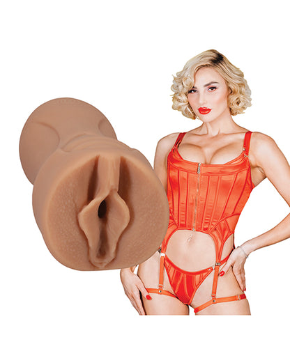 Signature Strokers ULTRASKYN Pocket Pussy - Kenzie Anne, Vanilla by Doc Johnson