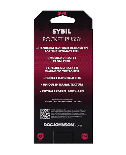 Signature Strokers ULTRASKYN Pocket Pussy - Sybil, Vanilla by Doc Johnson