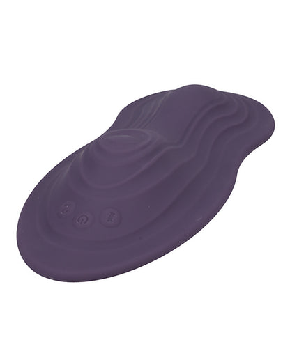 IRide Pleasure Seat Throb Stimulator Rechargeable w/Wireless Remote - Dusty Purple by Doc Johnson
