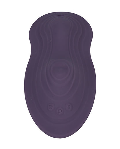 IRide Pleasure Seat Throb Stimulator Rechargeable w/Wireless Remote - Dusty Purple by Doc Johnson