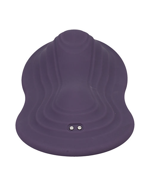 IRide Pleasure Seat Throb Stimulator Rechargeable w/Wireless Remote - Dusty Purple by Doc Johnson