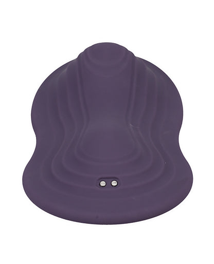 IRide Pleasure Seat Throb Stimulator Rechargeable w/Wireless Remote - Dusty Purple by Doc Johnson
