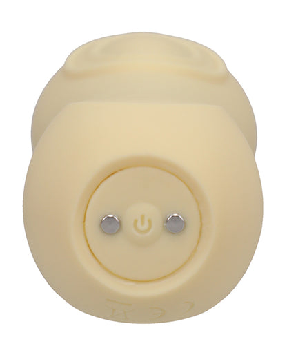 RITUAL Sol Rechargeable Silicone Pulsating Vibe - Yellow by Doc Johnson