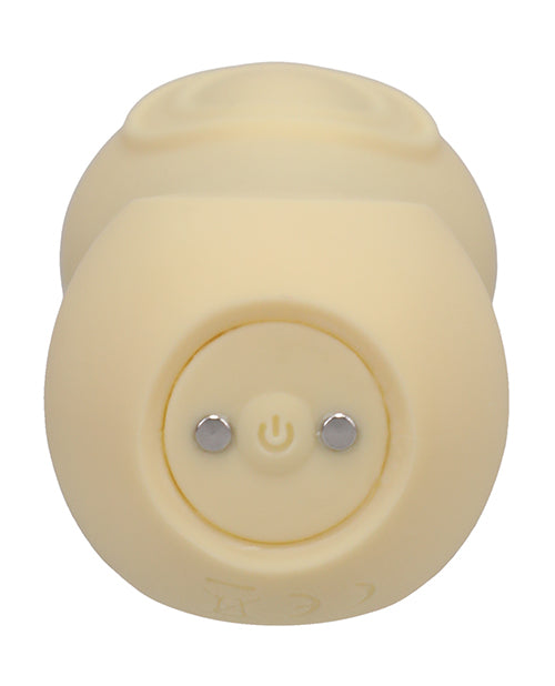 RITUAL Sol Rechargeable Silicone Pulsating Vibe - Yellow by Doc Johnson