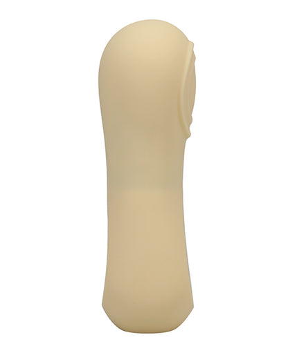 RITUAL Sol Rechargeable Silicone Pulsating Vibe - Yellow by Doc Johnson