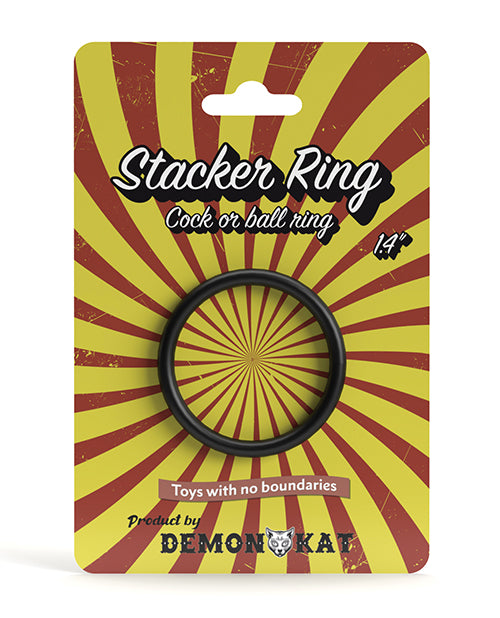 Demon Kat Stacker Ring - Black by Daily Karma INC (demon Kat)