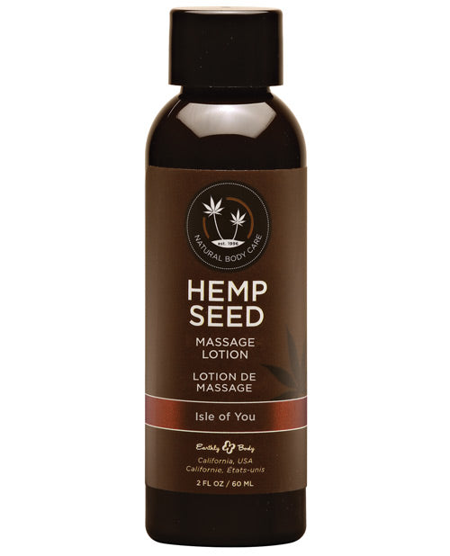 Earthly Body Hemp Seed Massage Lotion