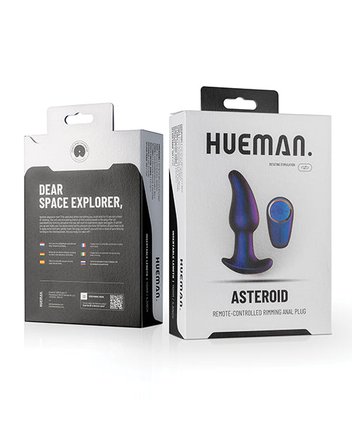 Hueman Asteroid Rimming Anal Plug - Purple