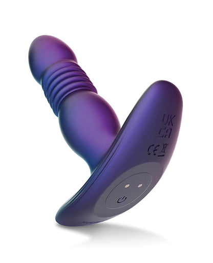 Hueman Supernova Thrusting Butt Plug - Purple