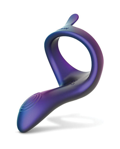 Hueman Solar Cock Ring w/Vibrating Perineum - Purple