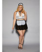 Euphoria French Maid W/headpiece Black/white