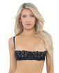 Lace Bra W/underwire Boning Cups