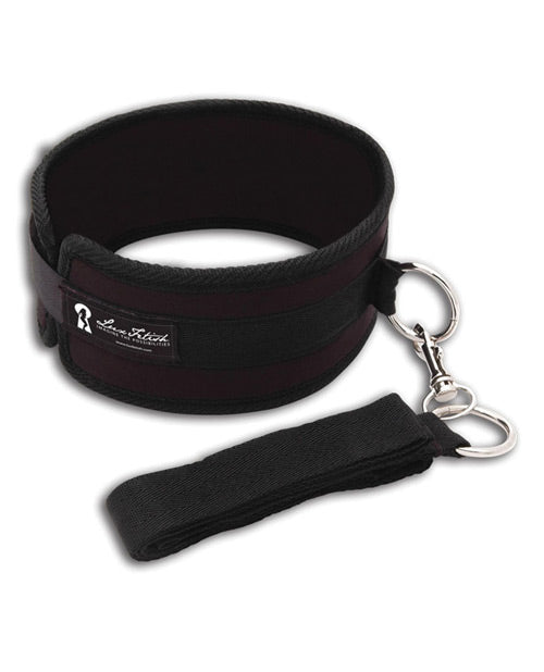 Lux Fetish Collar & Leash Set