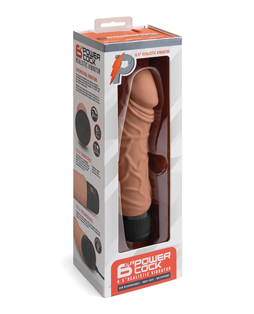 Powercocks 6.5" Realistic Vibrator