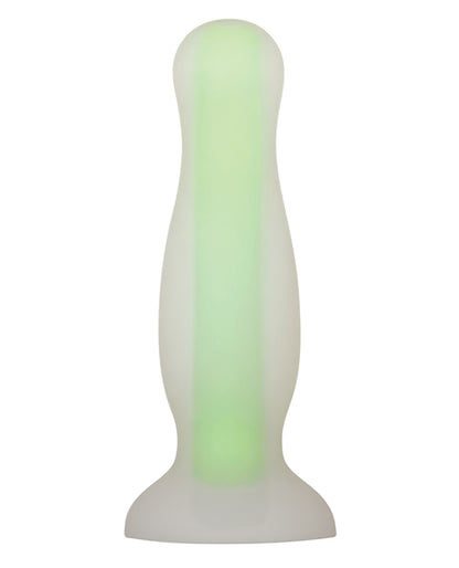 Evolved Luminous Anal Plug Large - Green by Evolved Novelties INC