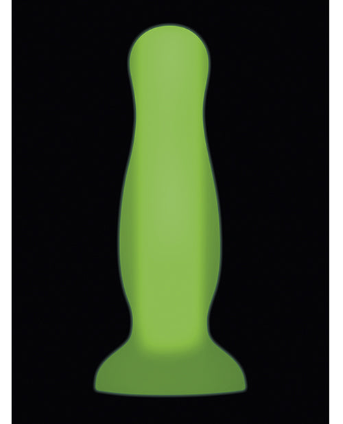 Evolved Luminous Anal Plug Large - Green by Evolved Novelties INC