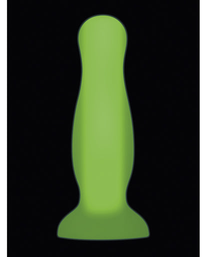 Evolved Luminous Anal Plug Large - Green by Evolved Novelties INC