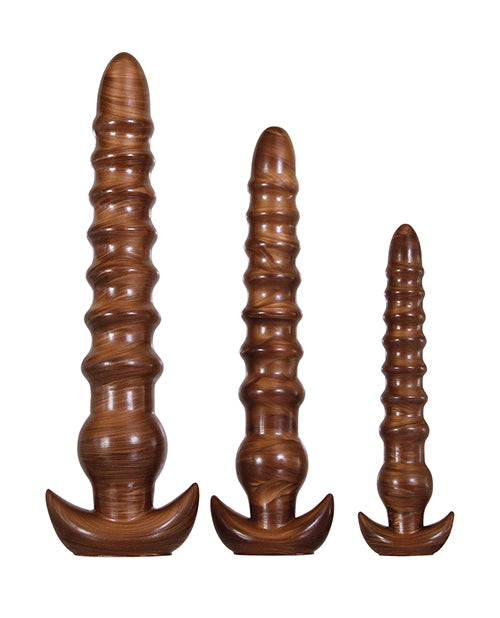 Evolved Twisted Love 3 pc Plug Set - Gold by Evolved Novelties INC