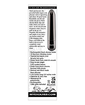 Evolved Real Simple Rechargeable Bullet - Black Chrome by Evolved Novelties INC