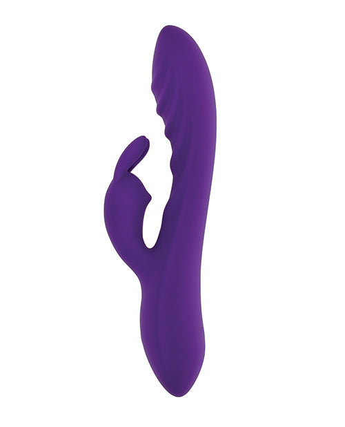 Evolved Wavy Rabbit Vibrator - Purple