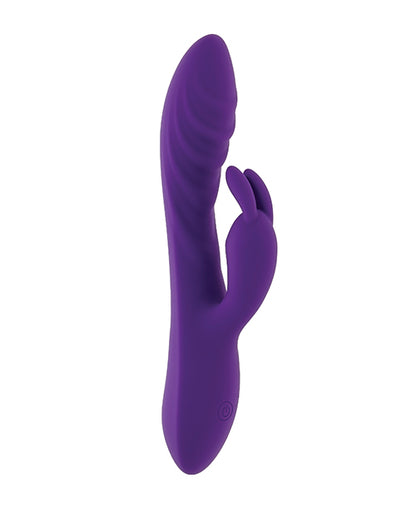 Evolved Wavy Rabbit Vibrator - Purple