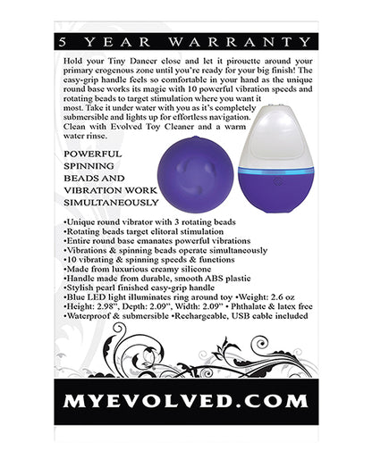 Evolved Tiny Dancer Rechargeable Bullet by Evolved Novelties INC