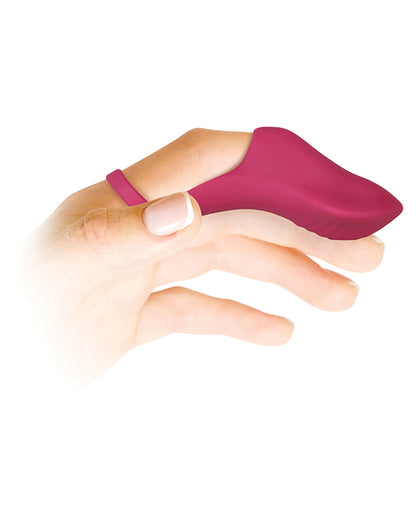 Evolved Frisky Finger Rechargeable Bullet - Burgundy by Evolved Novelties INC