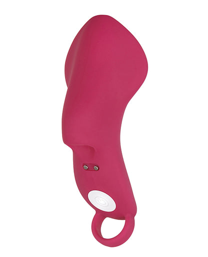 Evolved Frisky Finger Rechargeable Bullet - Burgundy by Evolved Novelties INC