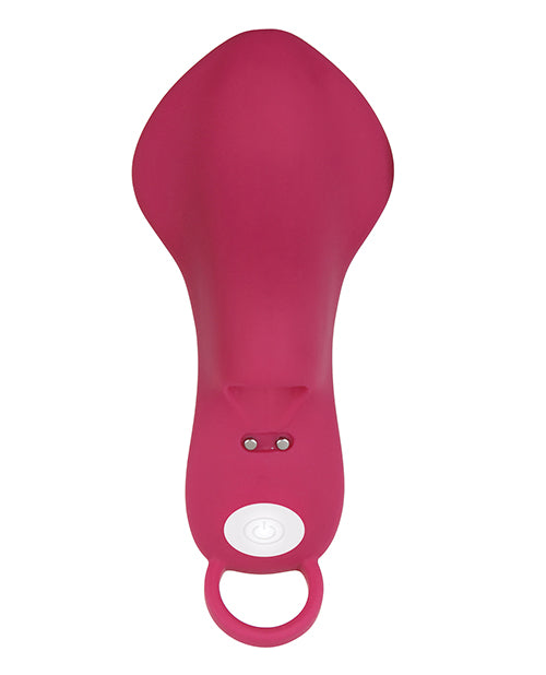 Evolved Frisky Finger Rechargeable Bullet - Burgundy by Evolved Novelties INC