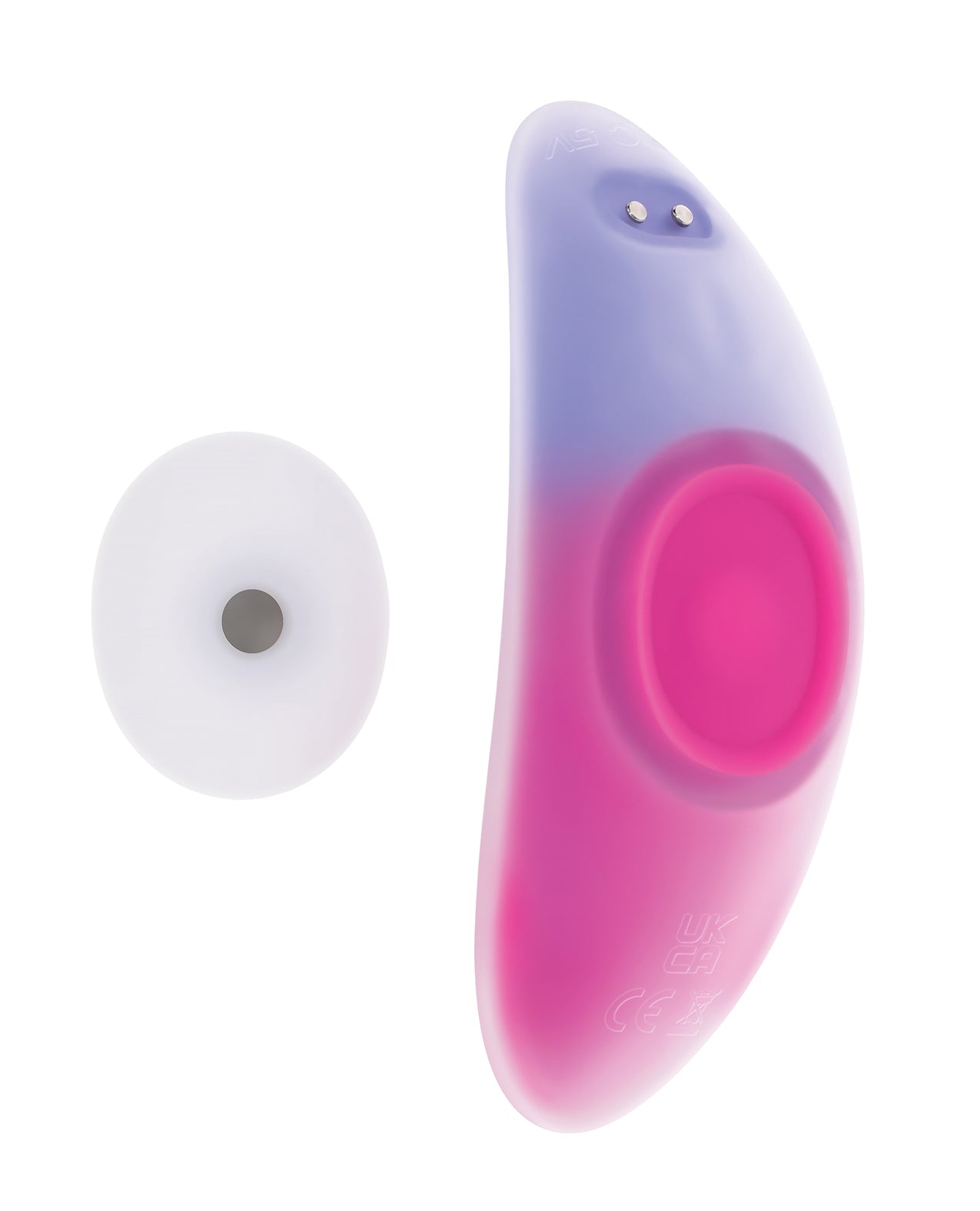 Evolved Paradise Panty Curved Panty Vibe w/Remote Control - Pink/Purple by Evolved Novelties INC