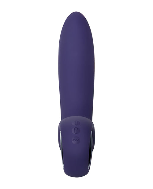 Evolved Inflatable G Rechargeable Vibrator - Purple by Evolved Novelties INC